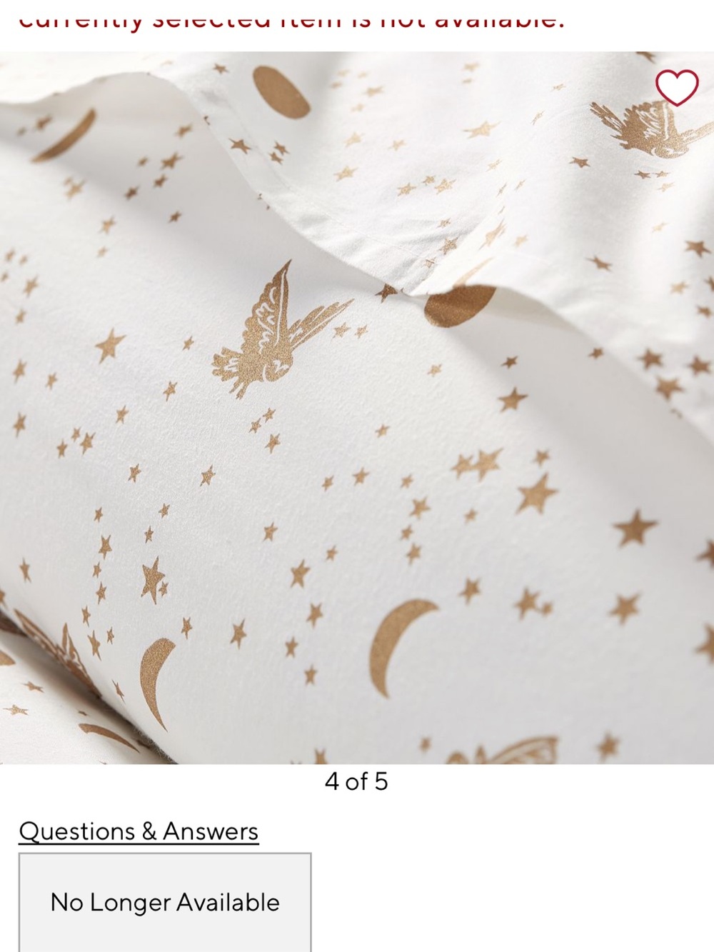 Pottery barn teen Harry Potter enchanted night sky duvet cover and 2 euro shams - Picture 2 of 3